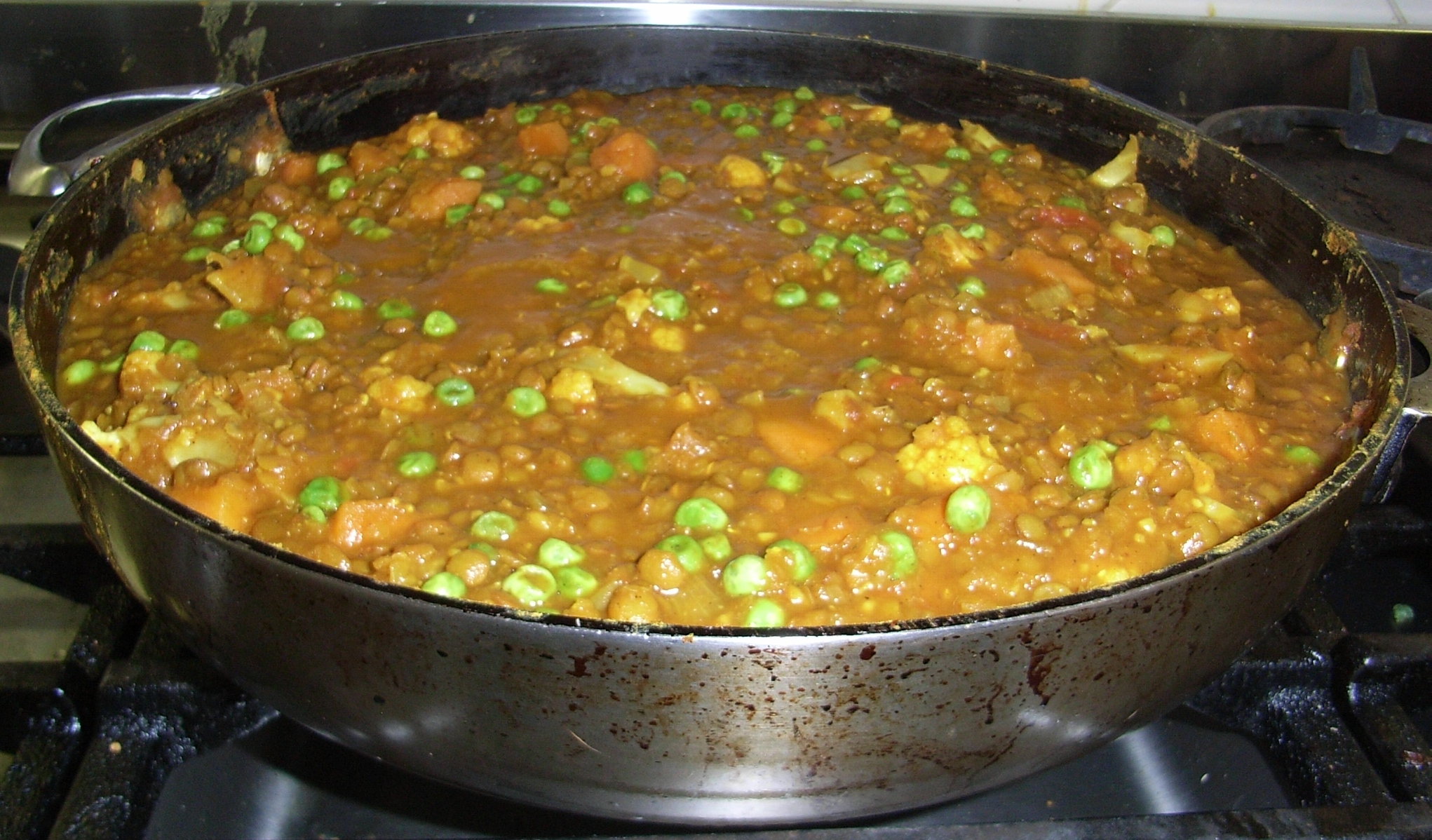 CURRIED LENTILS AND VEGETABLES