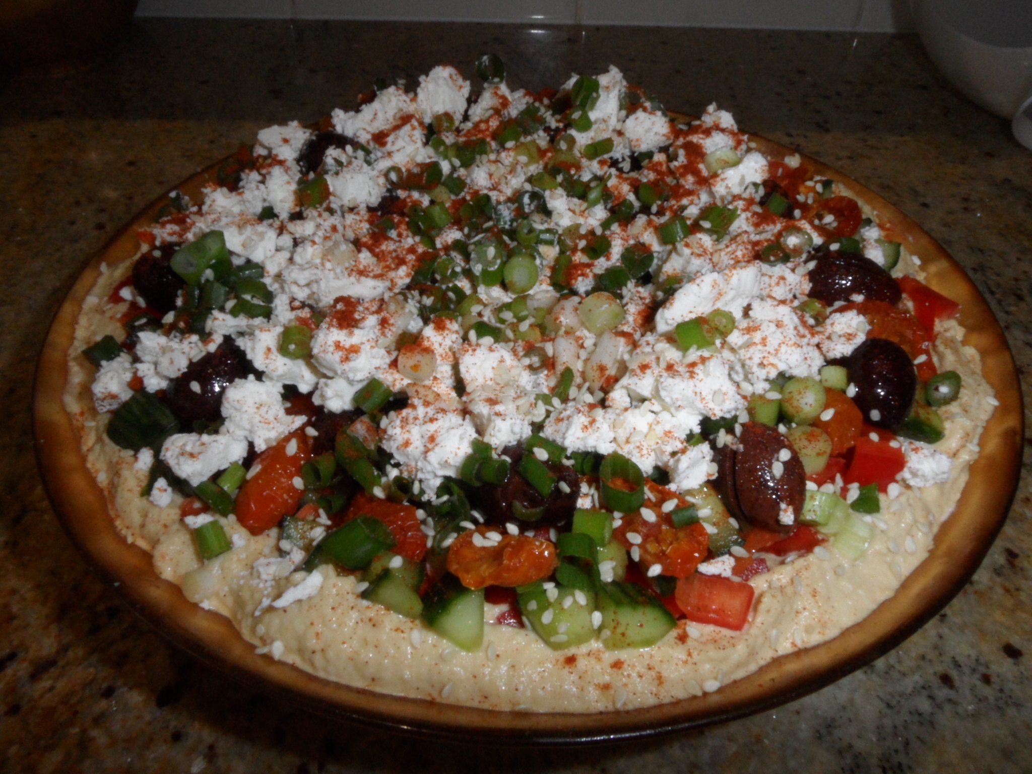 LAYERED GREEK DIP