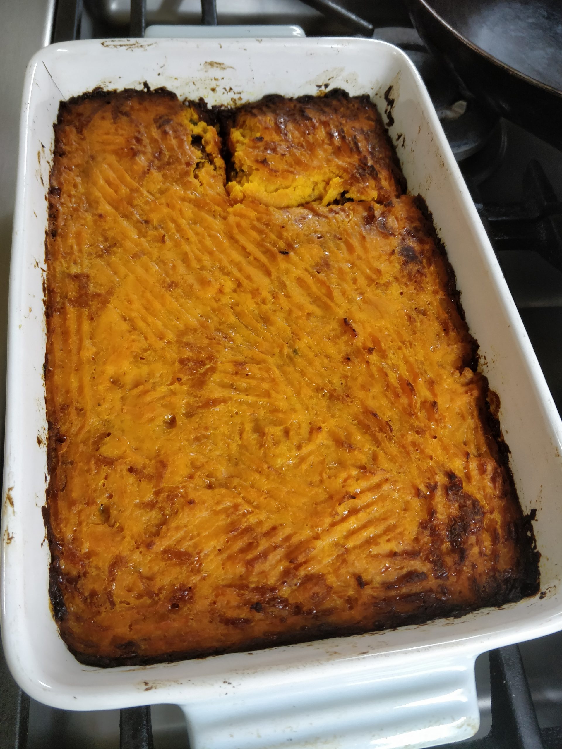 COTTAGE PIE WITH SWEET POTATO TOPPING