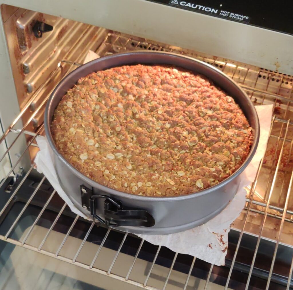  Just baked giant Anzac Biscuit 