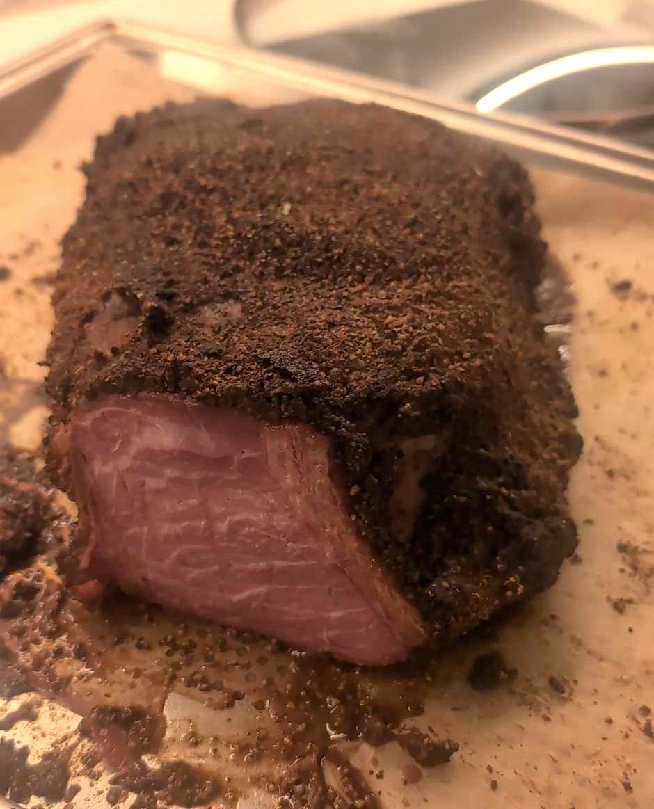 PASTRAMI IN A COMBI STEAM OVEN