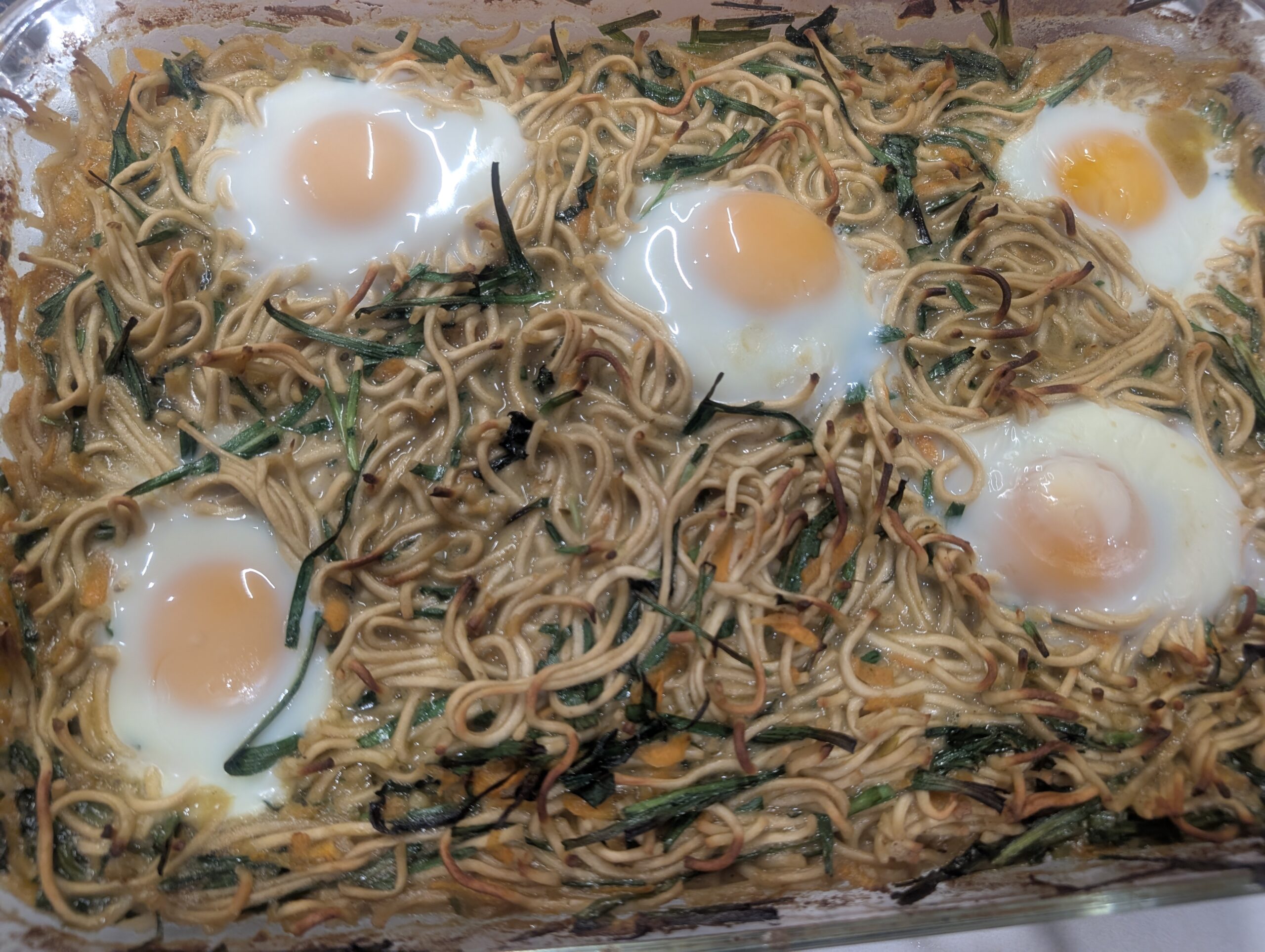 RAMEN RED OR GREEN CURRY DUMP AND BAKE
