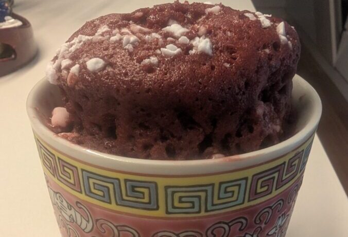 Red velvet mug cake
