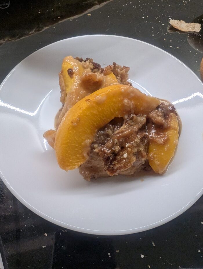 PEACH & KINGSTON BISCUIT BAKE